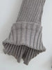 American Retro Wood Ears Cuff Ribbed Knitting Flare Pants Woman High Waist Stretch Slim Skinny Trousers Legging Bottom