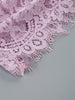White Birthday Dress for Women Women's Elegant Dresses Autumn Pleated Evening Gowns Lace Patchwork Party Clothes
