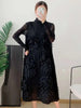 High End Pleated Dress For Women Turtleneck Long Sleeves Tassel Elegant Style Ladies Holiday Clothing Spring 2R7632