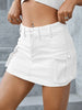 Streetwear Solid Color Cowboy Tight Skirts Women Pocket Design Sense Package Hip Slim Denim Mini Skirt Female Spring
