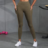 Women Fitness Lenggings With Side Pockets Female Full Length Leggings Running Pants Comfortable High Waist Yoga Pants