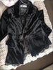 Women's Black Velvet Blazer Jacket with Gold Accents & Lace Trim Spring Autumn Cropped Suit Top Outerwear w1532