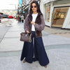 Elegant Fur Knitted Coat Fall Feminine Jackets Vintage Modest Casual-chic Stylish Versatile Party Women Streetwear
