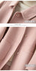 100% Wool Coat for women's Coats & Jackets winter clothes Double faced velvet winter coat elegant size S M -XL