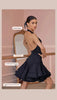 Adult Latin Dance Dress Clothes Leopard Dress for Women Sexy Rumba Cha Cha Tango Dance Skirt Performance Practice Dancewear