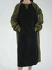 Pleated Long Sleeve Design Contrast Color Dress Loose Patchwork Casual Women Black Dresses Autumn CPG2092