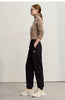 Tapered Sweatpants Winter Versatile Thicken Warm Women's Pants Butterfly Embroidery Fit Casual Trousers 12544153