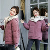 Winter Thickened Warm Parkas Women Casual Hooded Cotton Padded Jacket Woman Students Long Sleeved Quilted Short Coats