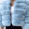 Woman Real Fox Fur Shawl Vest Jacket Fluffy Fur Cape Natural Fur Poncho Fur Lady Scarf Wrap Coat Shawl Wedding Party Clothing