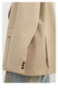 Women Blazers Solid Loose Double-breasted Wide Shoulder Office Ladies Suit Jacket Oversized Coat Spring Autumn