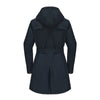 Spring Autumn Hooded Water-repellent Jacket with Belt Thin Casual Loose Trench Coat Women Windbreaker