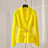 Autumn V-Neck Cardigan Sweaters Jacket Women's Elegant Joker Casual Coat Female Slim Knitted Sweaters Ladies