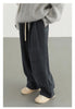 Women Pant Loose Retro High Waisted Casual Wide Leg Pants Solid Plush Thick Warm Female Trousers Spring Autumn
