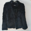 Winter Women Turtle neck Warm Knitted Natural Fur coat Long Sleeve Female Warm Winter Genuine Fur Jacket Thick Outwear
