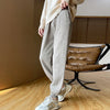 Women's Sports Wool Pants in AutumnWinter Solid Color Pockets Warm High-Quality Casual 100% Merino Pure Wool Small Leg Pants