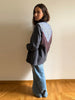 Western Fringe Blazer For Women Lapel Print Back Patchwork Loose Mid‑Length Coat Autumn Casual Street Cowgirl Lady Outerwear