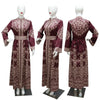 Ramdan Eid Print Jalabiya Muslim Women Zipper Long Dress Robe Dubai Abaya Outfits Kaftan Ethnic Islam Clothing Caftan Dresses