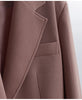 The Ultimate Store Hit Women's Mid-Length Oversized Blazer with Shoulder Pads for Petite Figures, Casual Suit Jacket