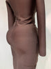 Women Sexy Sparkly Beading Bandage Dress Long Sleeve Bodycon Celebrity Party Elegant Evening Club Pary Dresses