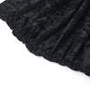 Goth Drak Elegant Flocking Print Long Pants 90s Grunge Mesh See Through Bodycon Flare Pant Mall Gothic Women Trousers