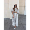 Lady Oversized Long Trench Women Coat Stand Collar Single Breasted Loose Wide Sleeve Casual Coats Autumn Winter Chic Jackets