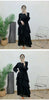 Spring Ruffles Pleated Dress Women Round Neck Flare Sleeves Loose Chic Long Length Female Party Clothes 2DA3391