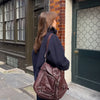 Elegant Stand Collar Woolen Jacket For Women Y2k Single Breasted Button Casual Coat Lady Autumn Winter Street Chic Outwear