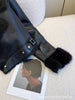Faux PU Leather Coats Women Fur Collar Coat Thick Warm Short Jackets Spring Streetwear Button Open Stitch Jacket Autumn Winter