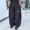 American Vintage Y2K Wide Leg Trousers Women Winter Thicken Plus Velvet Warm Pants Female High Waist Baggy Sweatpants