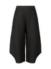 Pleated Side Slit Ankle-Length Pants Women Korean Causal Loose Wide Leg Pants Jff374
