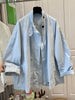 European and American Style Stand-neck Mid-length Women's Coat Solid Color Zipper Spring Oversize Trench Coats