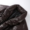 Warm V-Neck Thick Leather Short Jacket Woman Long Sleeves Loose Versatile Coats Casual Street Women's Autumn Winter Jackets