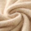 Selling 100% Mink Cashmere Knitted Women's High Neck Pullover Dress Sweater Slim Fit Solid Color Long Women's Dress