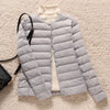 Woman Ultra Light Duck Down Inner Liner Soft Matte Fabric Jacket Lightweight Coat Female