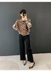 Spring Pleated Women's Lightweight Jacket Lapel Single Breasted Jacket Niche Chic Print Casual Top 2DB6159