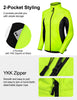 Winter Women Cycling Jackets Thermal Fleece Biking Clothes Bicycle Road Bike Windbreaker Mtb Reflective Jacket for Women