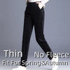 Plus Size Autumn Winter Plush Thick Thin Elegant Women's Pants High Waist Fleece Pencil Pants Corduroy Leggings OL Trousers