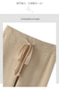 Soft Knitted Pants Women's Autumn/Winter Outerwear Hanging Knitted Wide Leg Pant White Floor Pants Straight Leg Pants