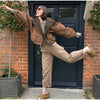 Elegant Hooded Plush Short Coat Women Retro Chic Suede Single Breasted Jackets Coats Female Winter Casual Street Outwear