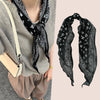 Paisley Print Tie-Dye Triangular Scarf Headcloth Women Lightweight Neckerchief All-Matching Scarfs Jeans Belt