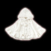 Japanese Harajuku Girls Sweet Bow Fur Ball Plush Cape Coats Women Lolita Kawaii Winter Warm Ponchos Jacket Hooded Cloak