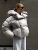Winter Warm Puffer Jackets Women's Loose Parkas Coat Hooded Bread Jacket Outwear Cotton-padded Solid Quilted Jacket