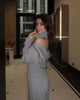 Knitwear 2 Piece-Set Female Vest Ribbed Turtleneck And Casual Patchwork Cover up Outfits Women's Knit Pullover Top