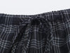 Women's Autumn Versatile Bloomers Plaid Printed Loose Pants Female High-Waist Drawstring Casual Trousers