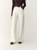 Fall Women's Mid-Rise Vintage Lyocell Slim Straight Leg Jeans - Chic Classic Comfortable Denim for Everyday Wear