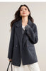 Women's 100% Wool Blazer Tailored Coat Winter Classic Suit Jacket Elegant Lady Warm Windproof Outerwear W54OA8778