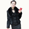 Korean Women Long Sleeved Fur Jacket Ladies High End Faux Fur Short Coat Winter Female Large Size 5XL Plush Outwear