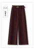 Spring Autumn Korean Spring Temperament Pants Women Wide-leg suit Pants Female Trouser Ladies