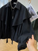 Niche Cloak Shawl Coat Women Spring and Autumn Loose Casual Jacket High End Short Jacket Coat