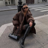 High Collar Puffer Women's Winter Coat Drawstring Waist Cinched Padded Jacket Thick Loose Casual For Ladies Streetwear Parka